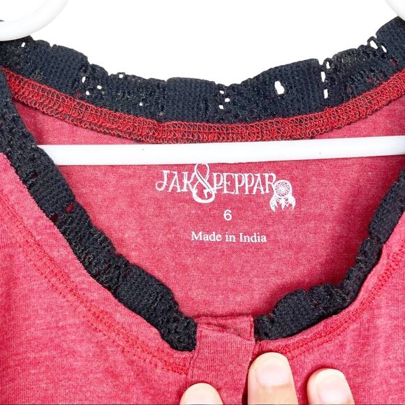 Jak & Peppar It's okay I'm With The Band Shirts Lot of 2 Sz 6/6X - Picture 3 of 8